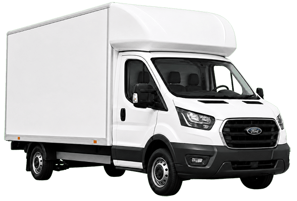Luton box van parked and ready for hire in Pontefract